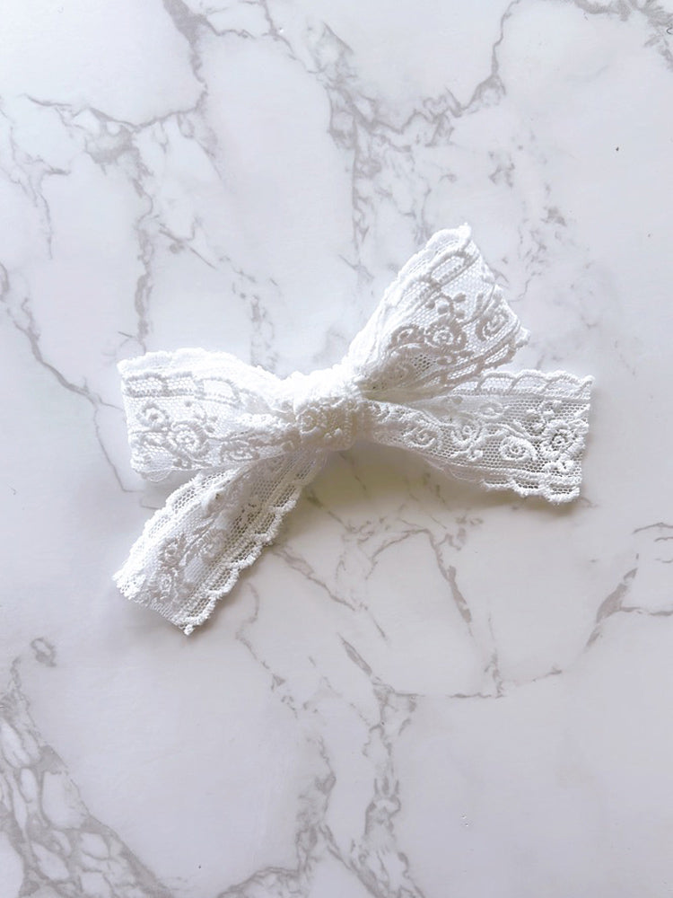 Addie Small Lace Bow
