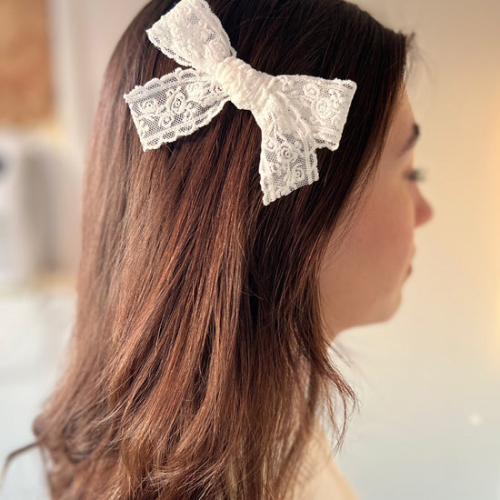 Addie Small Lace Bow