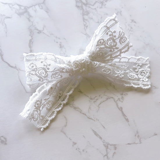 Addie Small Lace Bow