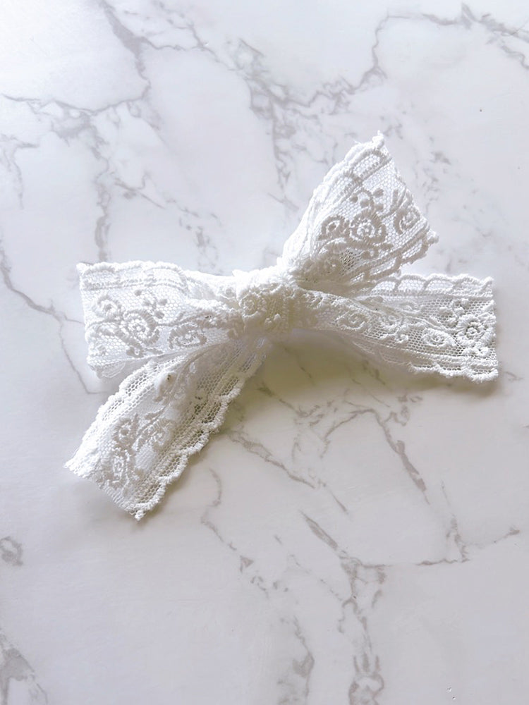 Addie Small Lace Bow