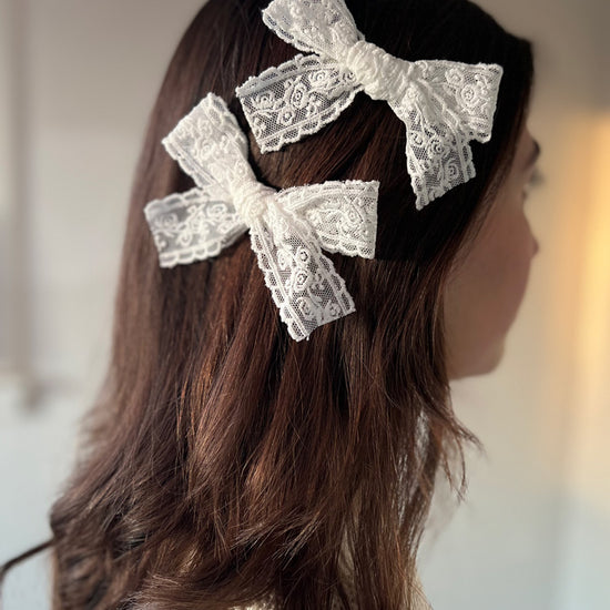 Addie Small Lace Bow