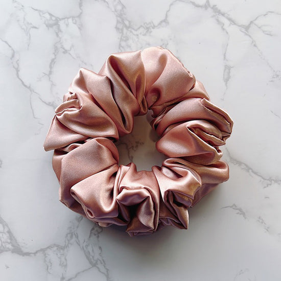 Peach Petite Scrunchie