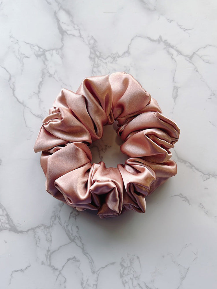 Peach Petite Scrunchie