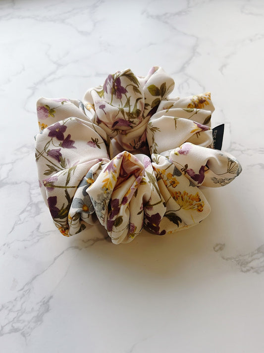 Flora Soft Scrunchie
