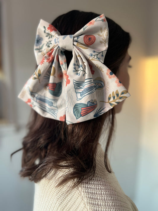 Our Lady of Lourdes Hair Bow