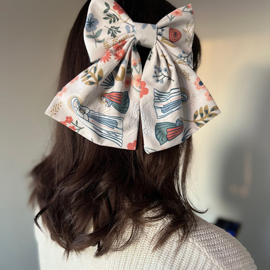 Our Lady of Lourdes Hair Bow