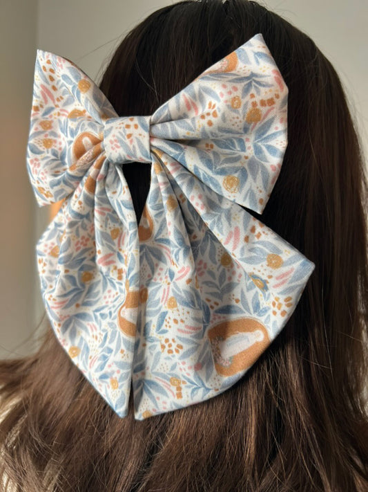 Our Lady of Lourdes Hair Bow