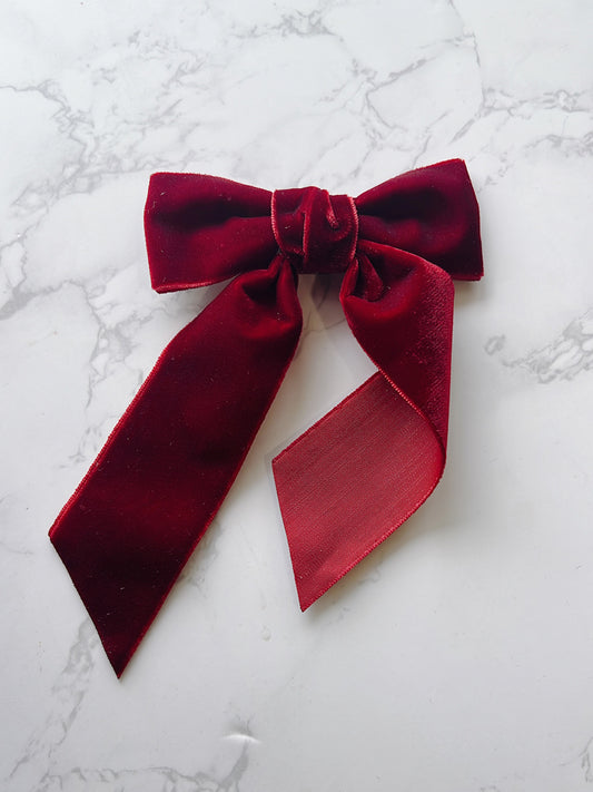 Simply Velvet Hair Bow