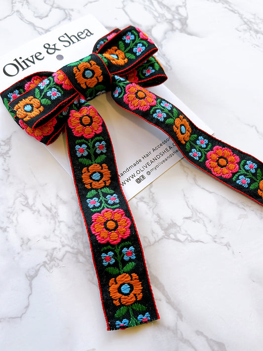 Delores Woven Hair Bow