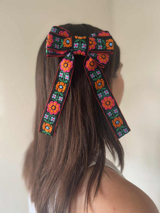 Delores Woven Hair Bow