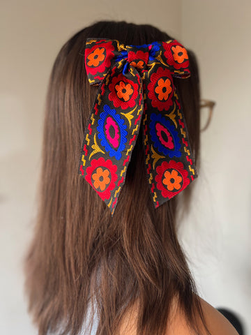 Alma Woven Hair Bow