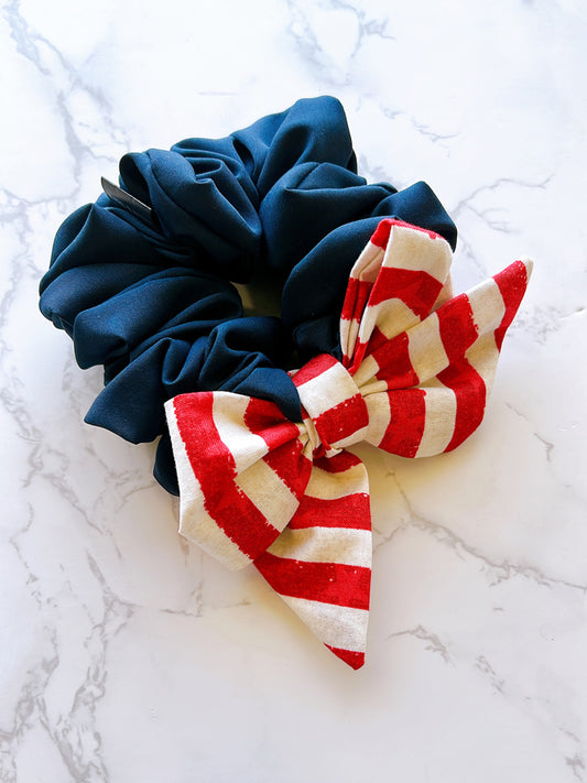 Liberty Scrunchie with Knot Bow