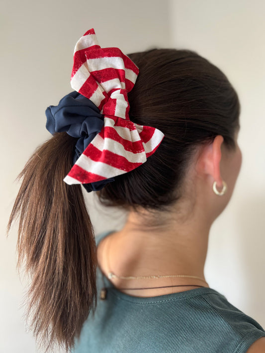 Liberty Scrunchie with Knot Bow