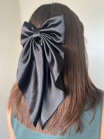 Satin Oversize Hair Bow