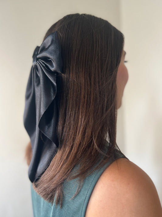 Satin Oversize Hair Bow