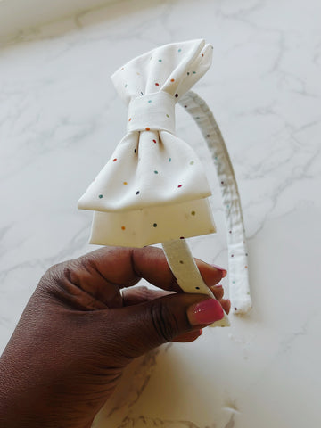 Harvest Sprinkle Bow Headband