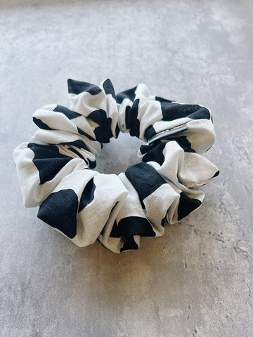 Cow Print Scrunchie
