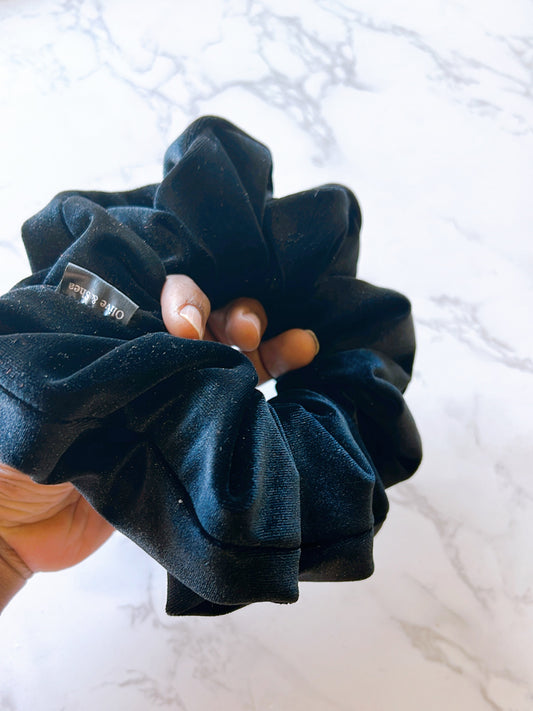 Black Velvet Scrunchie