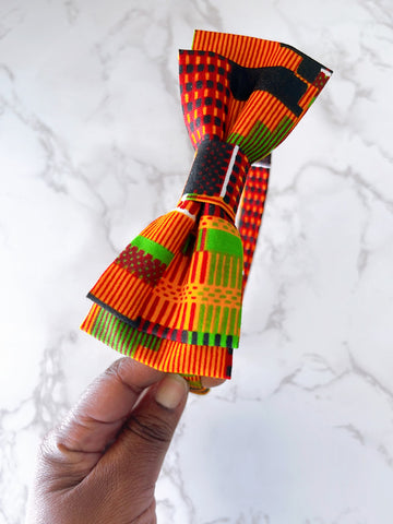 Kente Bow Headband