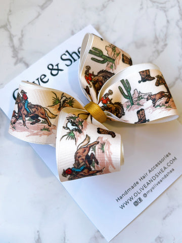 Saddle Up Hair Bow