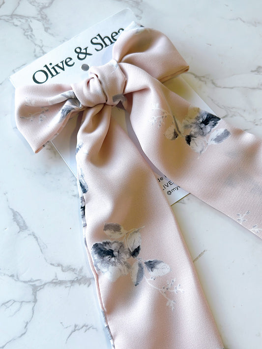Camellia Floral Hair Bow