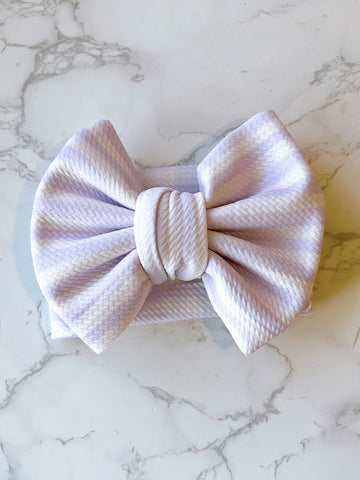 Striped Oversize Bow Baby Headwrap