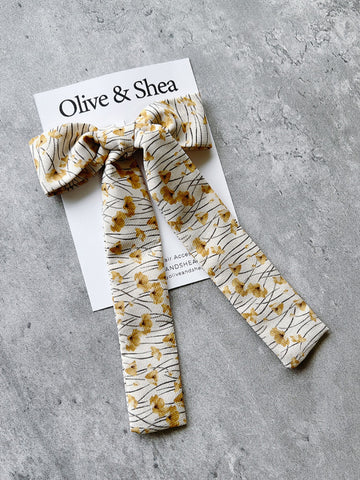 Wild Bloom Skinny Hair Bow