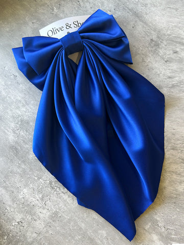 Michelle Oversize Satin Hair Bow