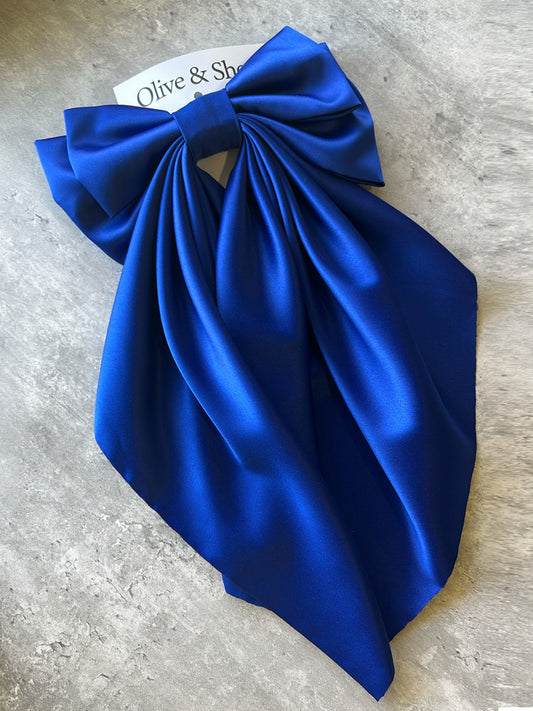 Michelle Oversize Satin Hair Bow