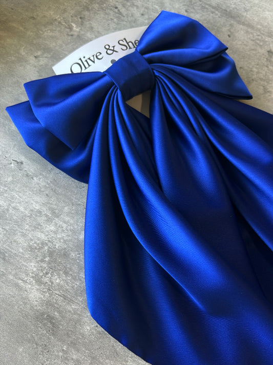 Michelle Oversize Satin Hair Bow
