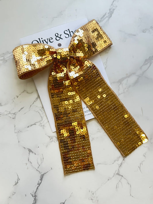 Golden Hair Bow