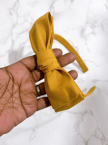 Plain Bow Headband