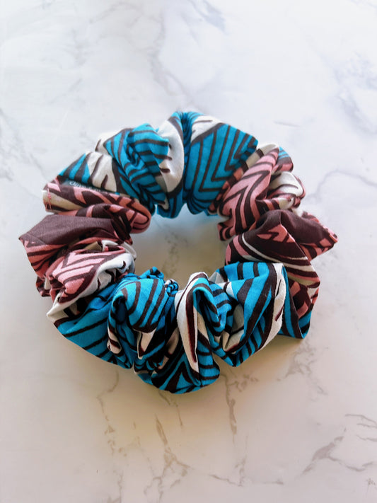 Akosua African Print Scrunchie