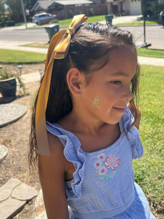 Extra Long Double Tail Satin Hair Bow