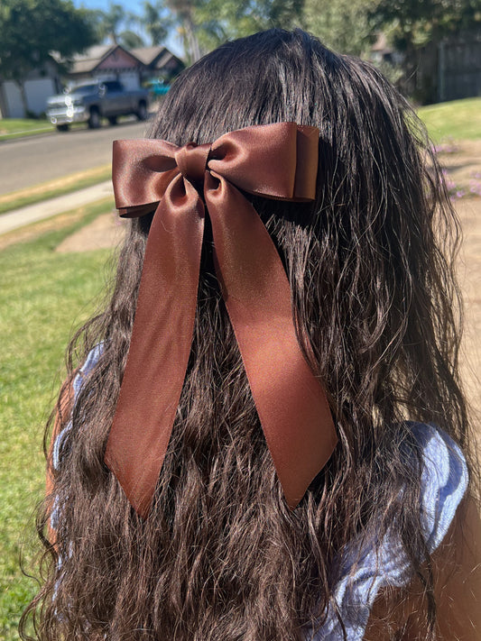 Myra Autumn Satin Hair Bow