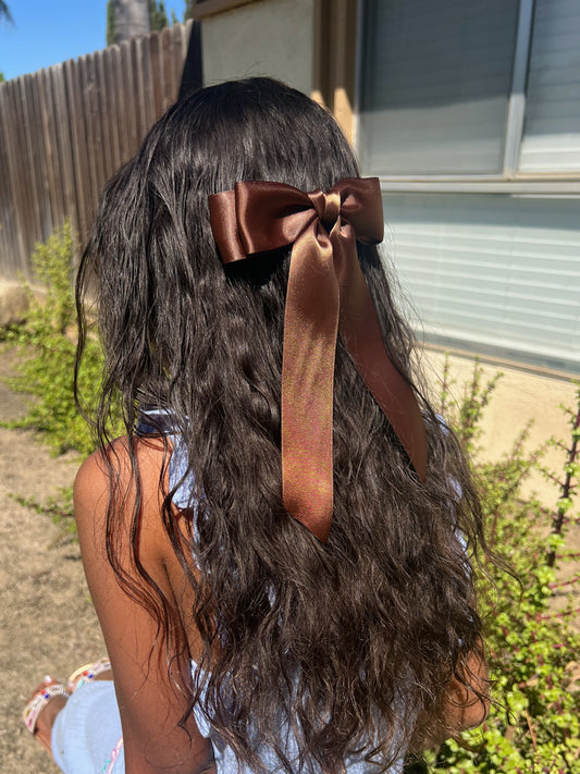 Myra Autumn Satin Hair Bow