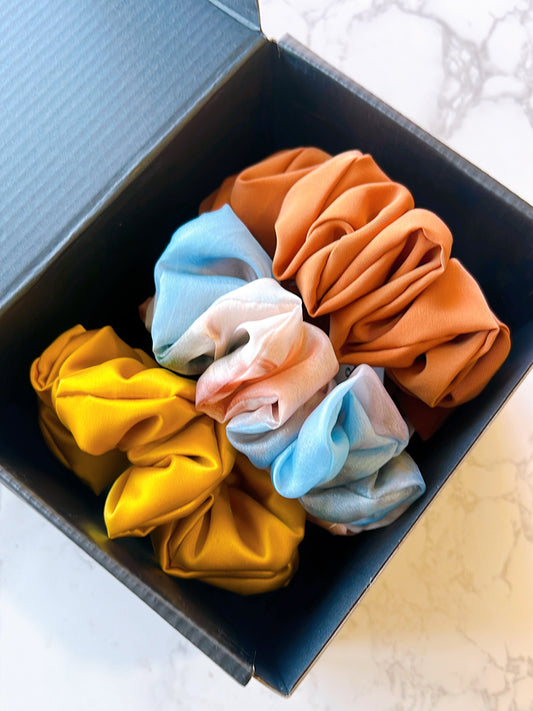 Golden Hour Scrunchie Set