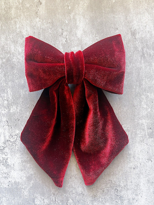 Timeless Velvet Hair Bow