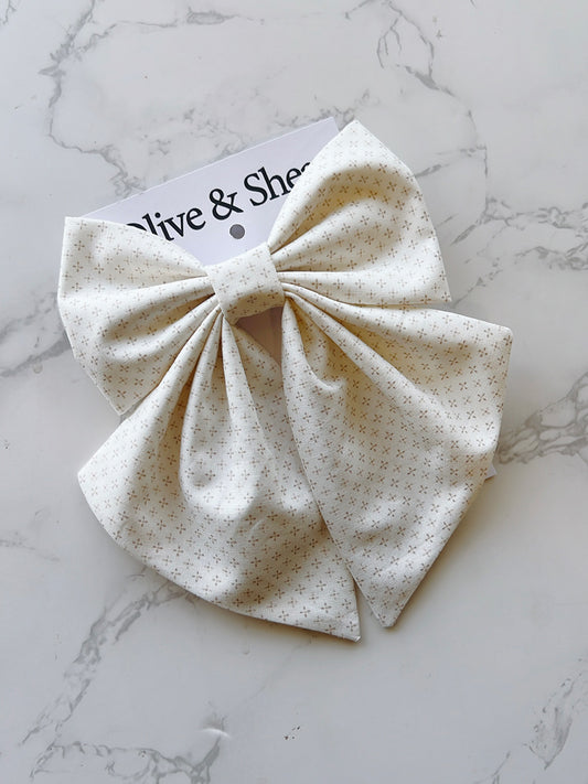 Angel Charm Hair Bow