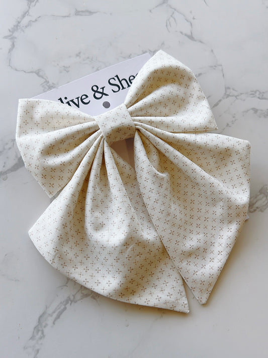 Angel Charm Hair Bow