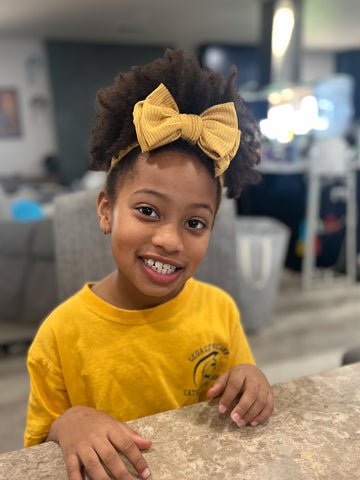 Mustard Big Kid Headwrap