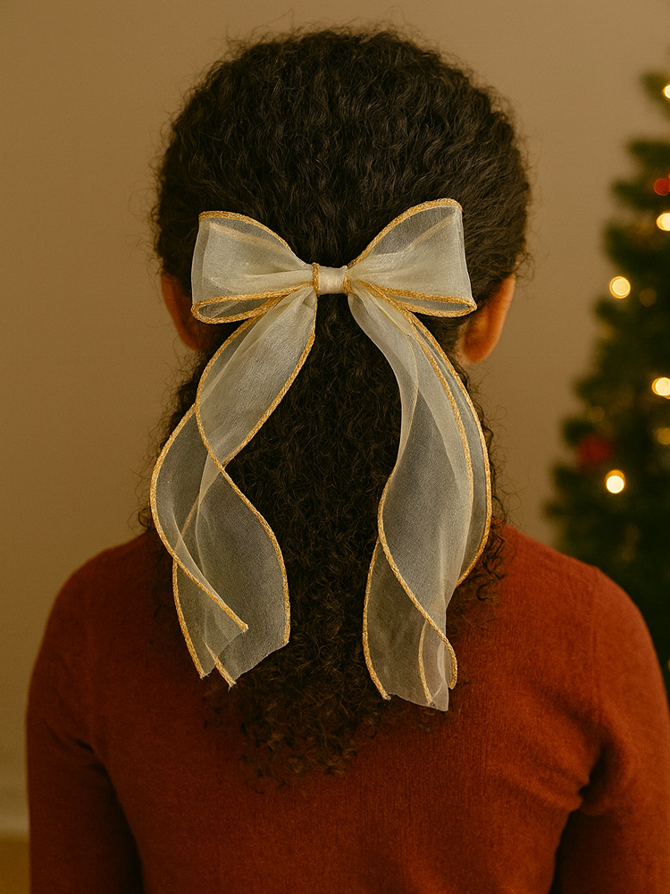 Sheer Delight Ivory Bow - Image 2