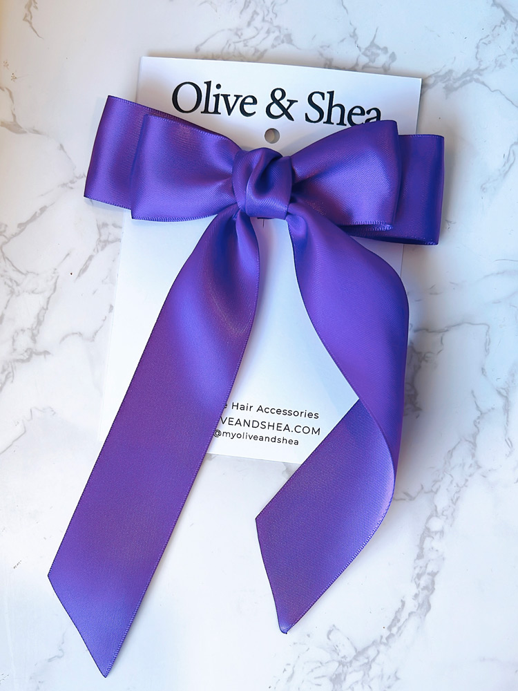 Myra Satin Bow - Image 9