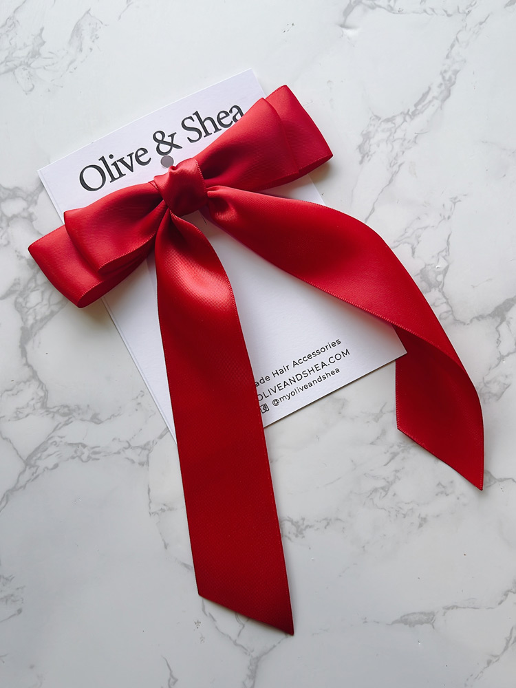 Myra Satin Bow - Image 8